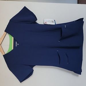 JOCKEY NURSING SCRUB TOP NAVY XS